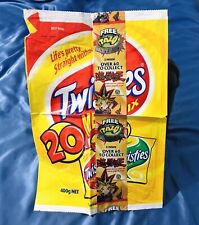 HOLY GRAIL YUGIOH Tazo Metalix HUGE Twisties Chip Packet Promotional￼ 2004 PROMO picture