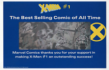 X-MEN #1 COMIC SHOP ONLY THANK YOU RETAILERS HOLOGRAM MARVEL COMICS 1992 picture