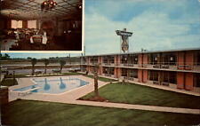 Thunderbird Motor Inn pool I 95 Florence SC ~ 1972 to SCHRADER Williamsport PA picture