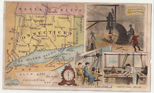 1880s-90s Arbuckle Bros Coffee Co. Litho Victorian Trade Card Connecticut NYC picture