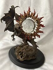 Franklin Mint - Julie Bell - Dragon Of Triumph Crystal Ball -SALE picture