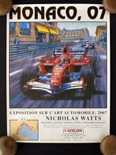 Farewell to Michael Schumacher FERRARI 2007 Nicholas Watts Exposition Poster picture