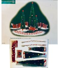 Department 56 Retired 7 Piece Peppermint Landscape North Pole Series Box Unused picture