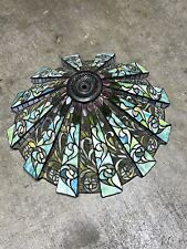 TIFFANY STYLE STAINED GLASS ART DECO  Lamp Shade picture