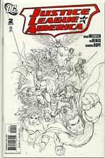 JUSTICE LEAGUE OF AMERICA (2006) #2 NM TURNER 2ND PRINT SKETCH COVER VARIANT picture