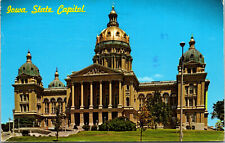 Vtg 1980s Iowa State Capitol Des Moines Iowa IA Chrome Postcard picture