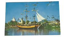 1961 Disneyland Postcard Columbia Sailing Ship The Magic Kingdom Frontierland picture