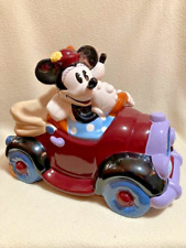 Treasure Craft Mickey & Minnie Roadster Ceramic Cookie Jar picture
