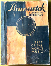 1930 BRUNSWICK ELECTRICAL RECORDS vintage record catalog JAZZ RAGTIME CLASSICAL picture