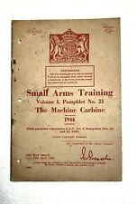 BRITISH WW2 SMALL ARMS TRAINING 1944 THE MACHINE CARBINE picture