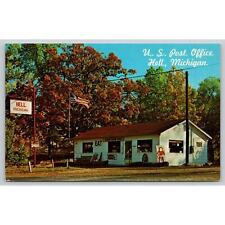 Postcard MI Hell U.S. Post Office picture