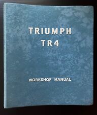ORIGINAL 1962-1966 Triumph TR4 FACTORY Service Workshop Manual...NOT A REPRINT picture