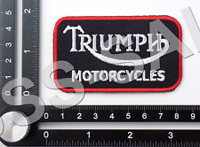 TRIUMPH MOTORCYCLES EMBROIDERED PATCH IRON/SEW ON 3-1/8
