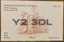 QSL Card - 1980 - Radeberg, German Democratic Republic -  Jurgen Lorenz - Y23DL picture