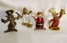 Clowns Swarovski Crystal Spoontiques clowns with Vintage circus elephant LOT picture
