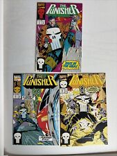 The Punisher 71 72 & 74 Marvel Comic Lot 1991 Filler Lot picture