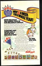 Kellogg's Cereal Bicentennial Breakfast Contest--1976 Print Ad picture