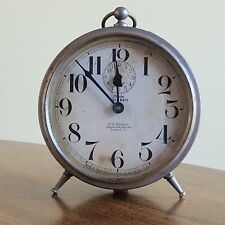Antique Westclox Big Ben Repeat or Steady Alarm Clock Peg Leg For Parts/ Repair picture