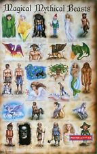 Magical Mythical Beasts Vintage Fantasy Poster 21.5 x 34 picture