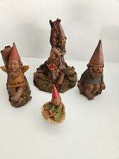 Vintage Tom Clark Gnomes Figurines Lot Of 4, Excellent Condition. picture