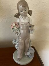 lladro figurines collectibles. Spring Girl. Porcelain. Spain. Mint Condition. picture