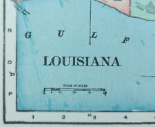 Vintage 1902 LOUISIANA Map 11