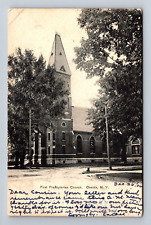 First Presbyterian Church Oneida New York Postcard c1906 picture