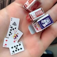 Super Mini Playing Cards Miniture Coated Tiny Poker Card Deck Set picture
