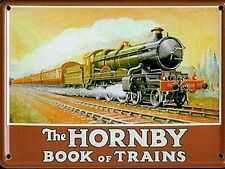Hornby Railways Book Of  Trains metal postcard / mini-sign 110mm x 80mm (hi)  picture
