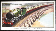 GWR  TORBAY EXPRESS  Teignmouth   Vintage 1930's Railway Card  PC04M picture