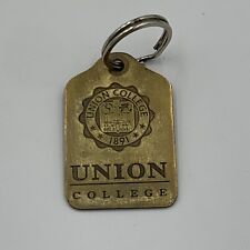 Vintage Union College of Lincoln Nebraska Brass Keychain picture
