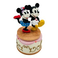 Enesco Disney Mickey and Minnie Dancing Music Box Dancer 1972 picture