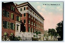 c1910s YMCA Building Exterior Roadside Charleston South Carolina SC Postcard picture