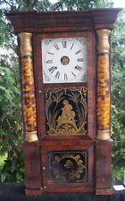 Antique 1830s - 1840s EARLY Seth Thomas PILLARS Mantle Clock - LYRE MOVEMENT picture