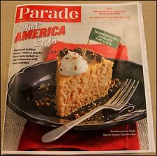 11/22/2015 Parade Newspaper Magazine Thanksgiving 2015 What America Eats picture