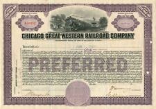 Chicago Great Western Railroad Co. - Stock Certificate - Railroad Stocks picture