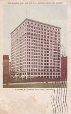 Railway Exchange Building Chicago Illinois IL 1906 UDB Postcard D45 picture