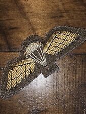 WWII Cold War British Rhodesian Airborne SAS Bullion Jump Badge L@@K m picture