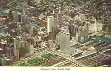 Chicago's Near North Side Aerial View 1968 Vintage Postcard  picture