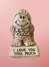 Vintage Paula 1973 I Love You This Much Kitschy 336 Figurine Gift picture