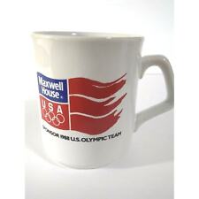 Vintage Maxwell House 1988 U.S. Olympic Team Coffee Cup Mug picture