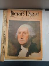 Vtg Feb 20 1932 The Literary Digest George Washington  picture