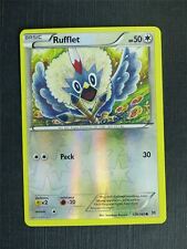 Rufflet 129/162 Reverse Holo - Pokemon Cards #1D7 picture