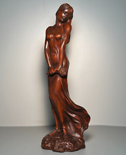 Chinese handmade Natural Boxwood Wood Carving Statue Exquisite Wooden Sculpture picture