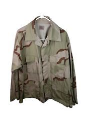 Official USAF Air Force BDU Uniform Desert Camouflage Top Size Large Regular  picture