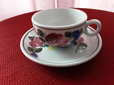 Lilien Porcelain Small Coffee Set ( Cup and Saucer ) Handpainted. Austria.  picture