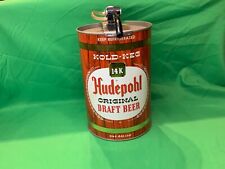 1960s Very Rare Vintage Hudepohl 1 Gallon Kold-Keg can With Original Tap picture