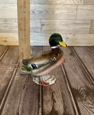 Vintage. Hand Painted Ceramic Mallard Duck Figurine Made in Japan picture