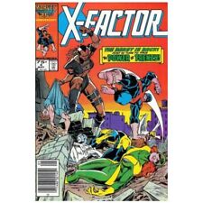 X-Factor #4 Newsstand  - 1986 series Marvel comics VF Full description below [j} picture