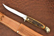 VINTAGE CASE XX USA 1965-1969 AWESOME STAG FIXED BLADE KNIFE M5F NICE (16369) picture